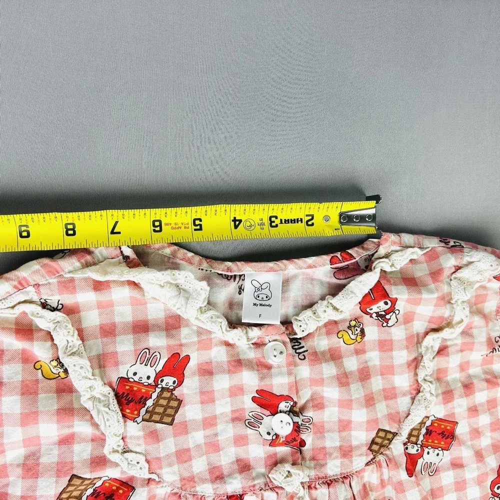 My Melody Little Girls XS-S‎ Pajama Top Shirt (Read)